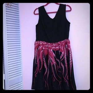 Octopus Fit and Flare dress XXL NWT